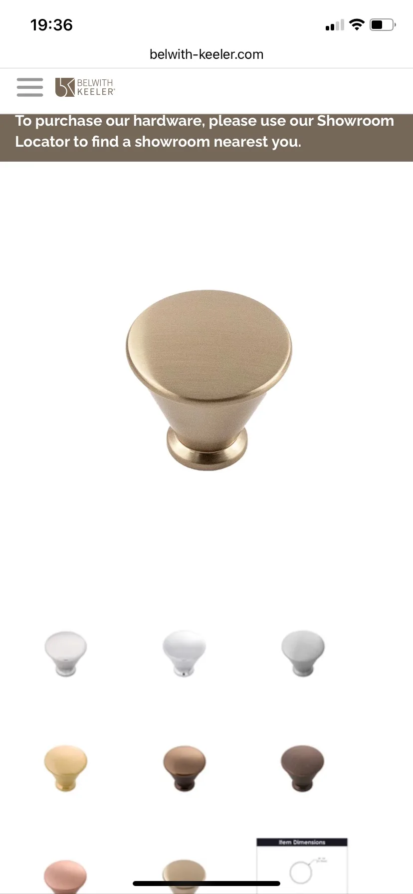 7 Drawer/Cupboard Knobs image indicator(3)
