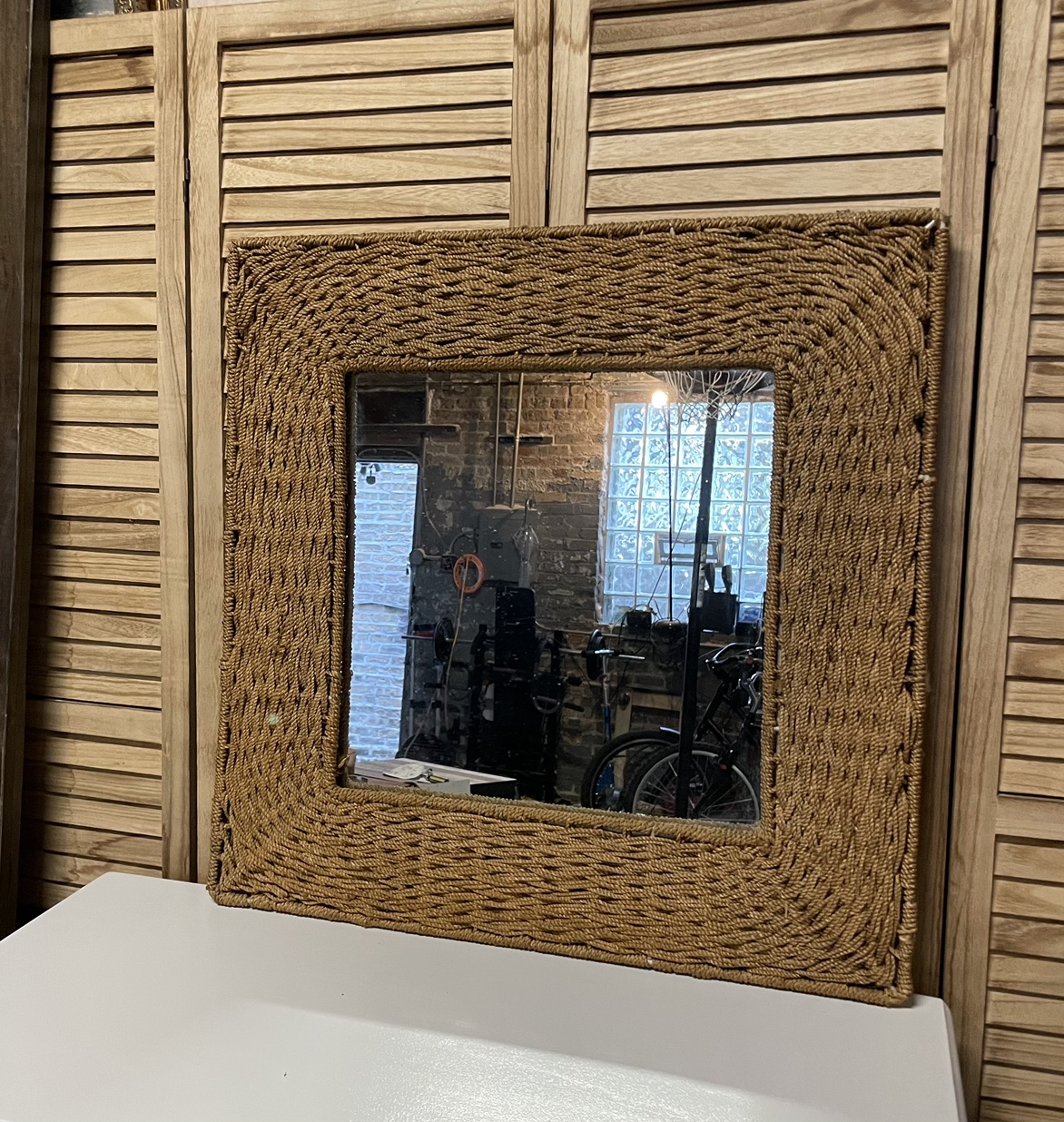 Large Rope Mirror - photo 2