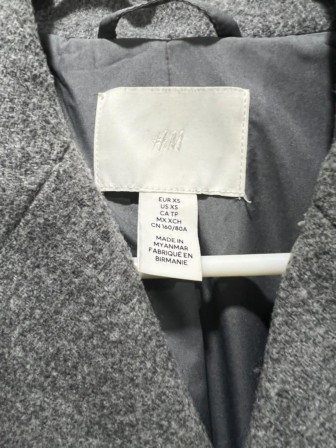 Grey Wool Coat image indicator(3)