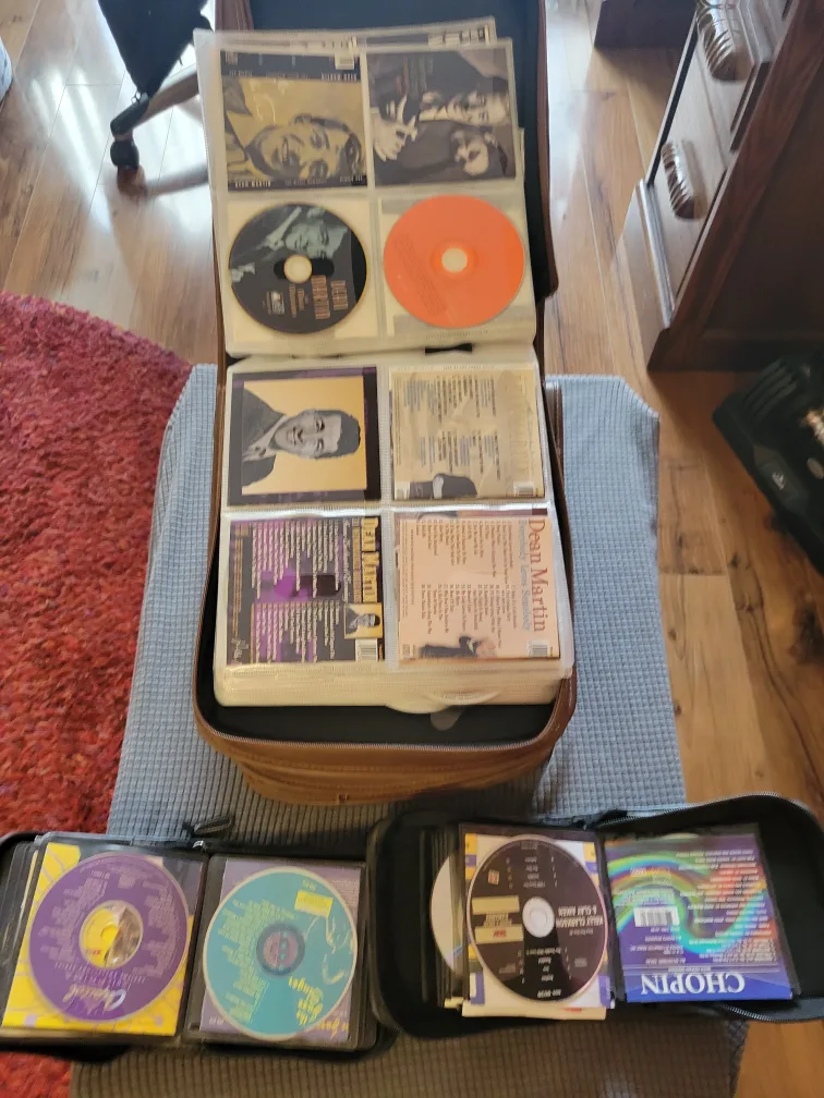 3 Karaoke CD binders + with CDs thumbnail