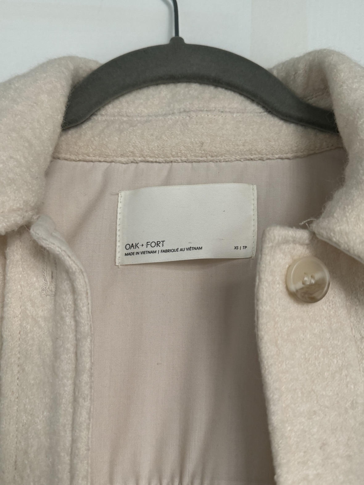 Oak + Fort Cream Shacket - photo 2
