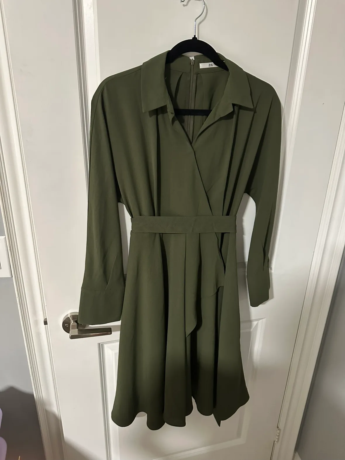 Korean brand * Green Wrap Dress thumbnail