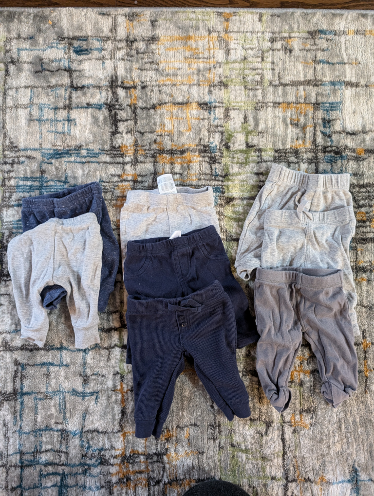 Baby Boy Pants Bundle Size NB