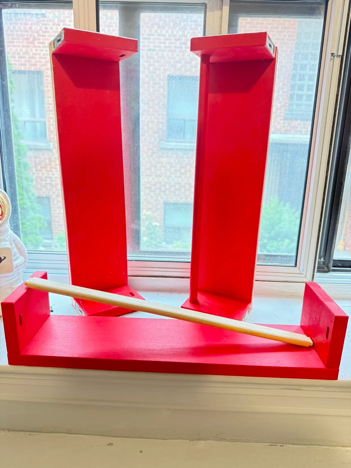 Red Wooden Shelves thumbnail