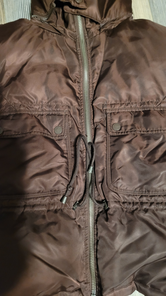 DKNY Brown Puffer Jacket Size XL - photo 2