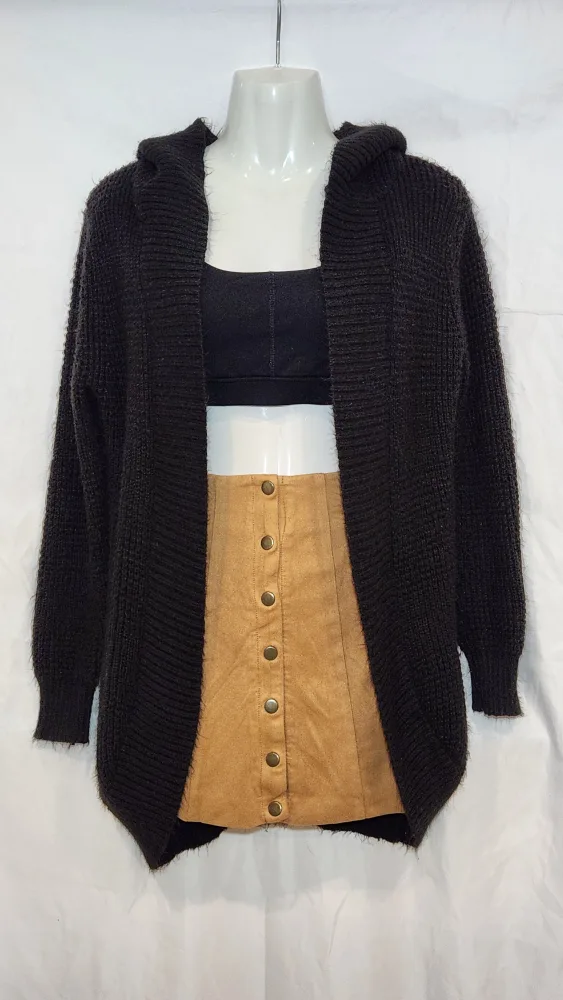 Gap Black Hooded Cardigan image indicator(4)