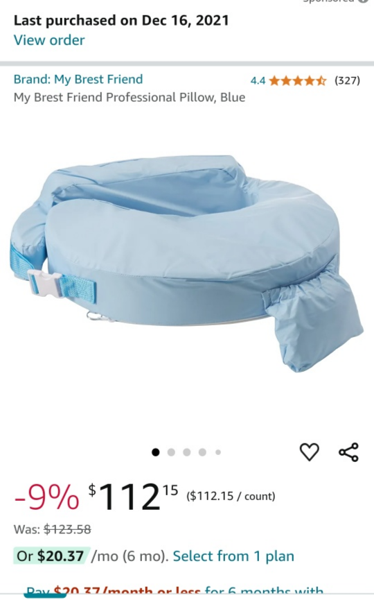 2 Nursing Pillows (My Brest Friend + IKEA) - photo 4