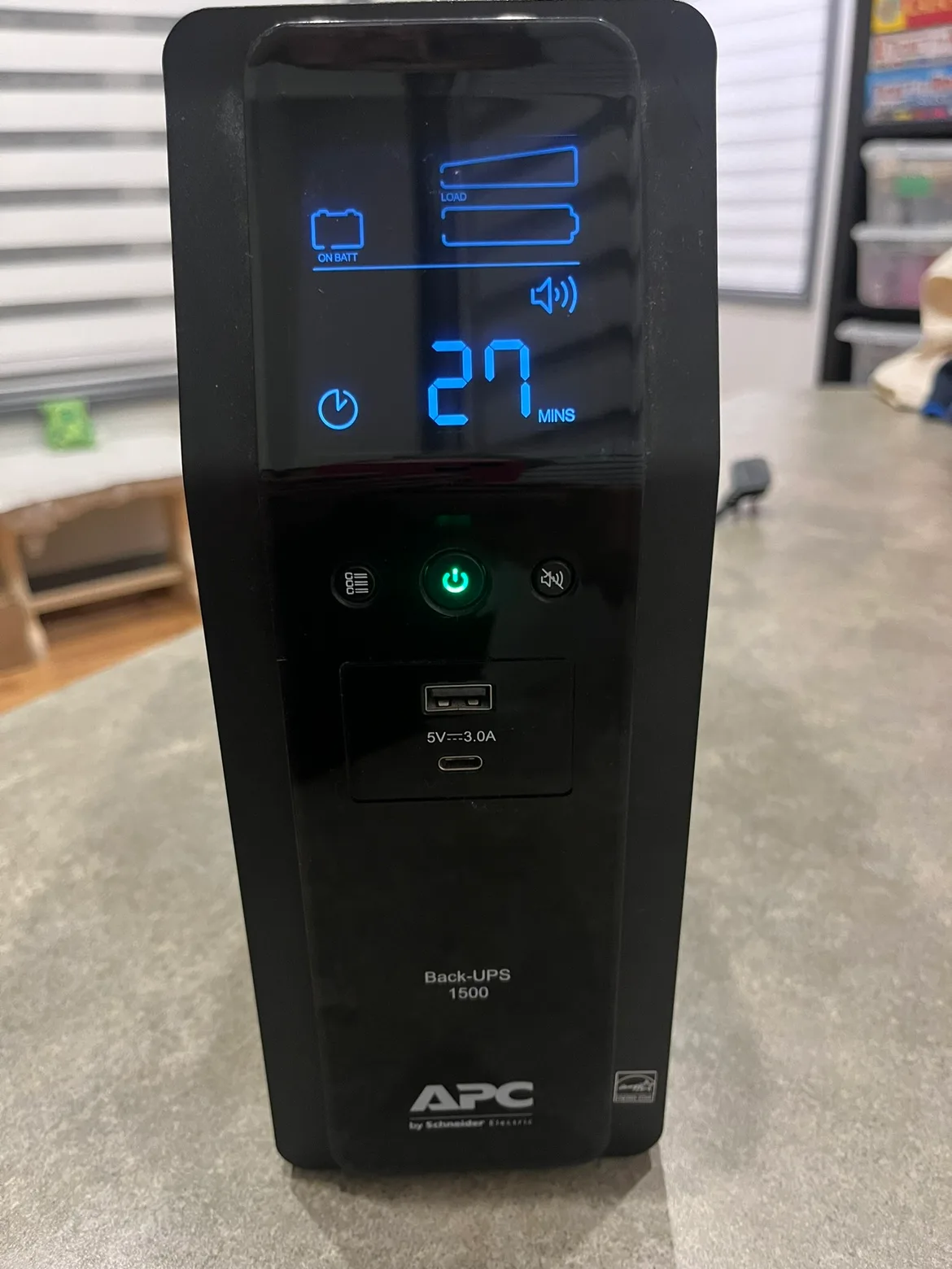 🥕APC Back-UPS 1500 battery back up and needs new battery thumbnail