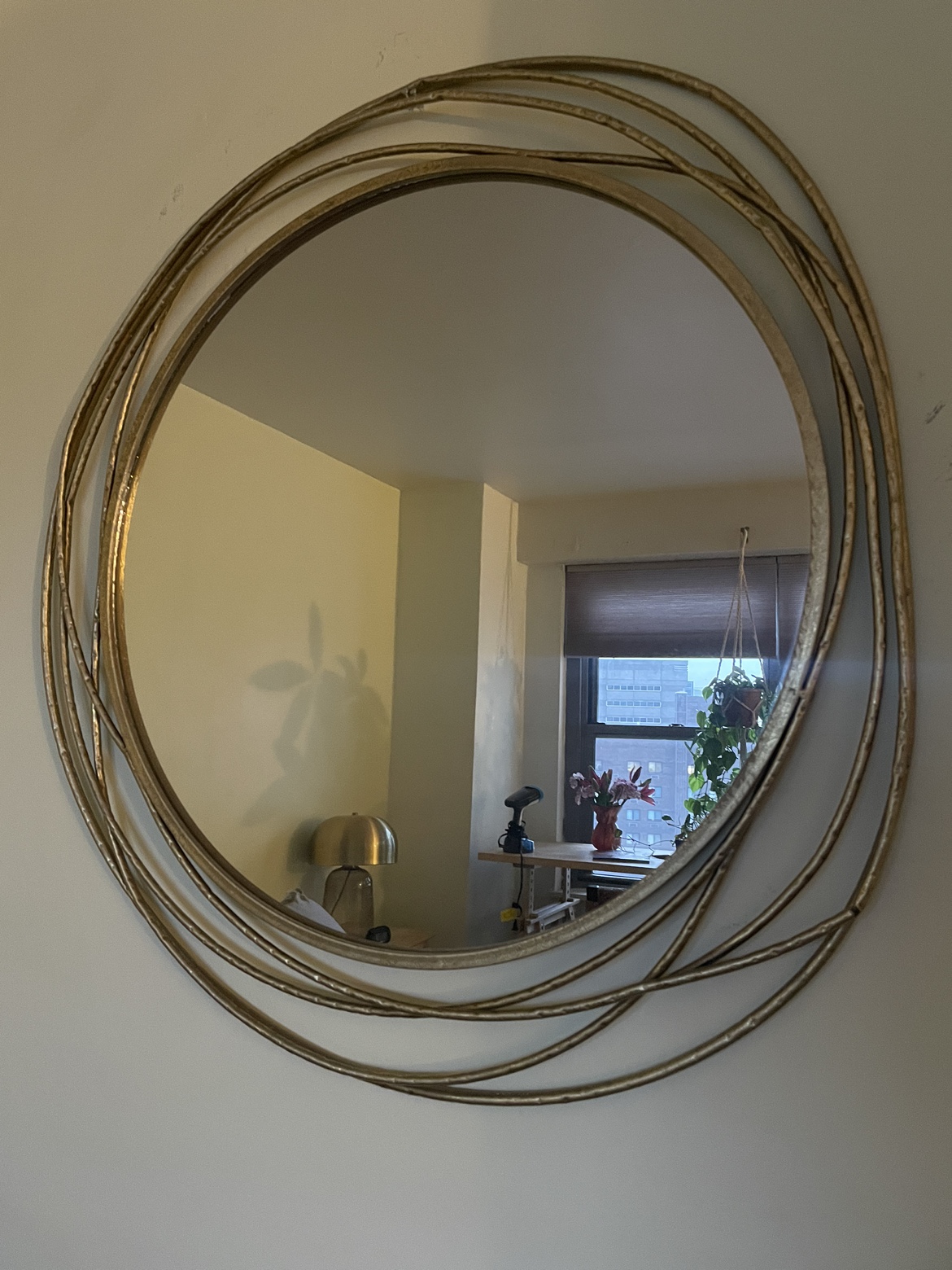 Gold Circle Mirror