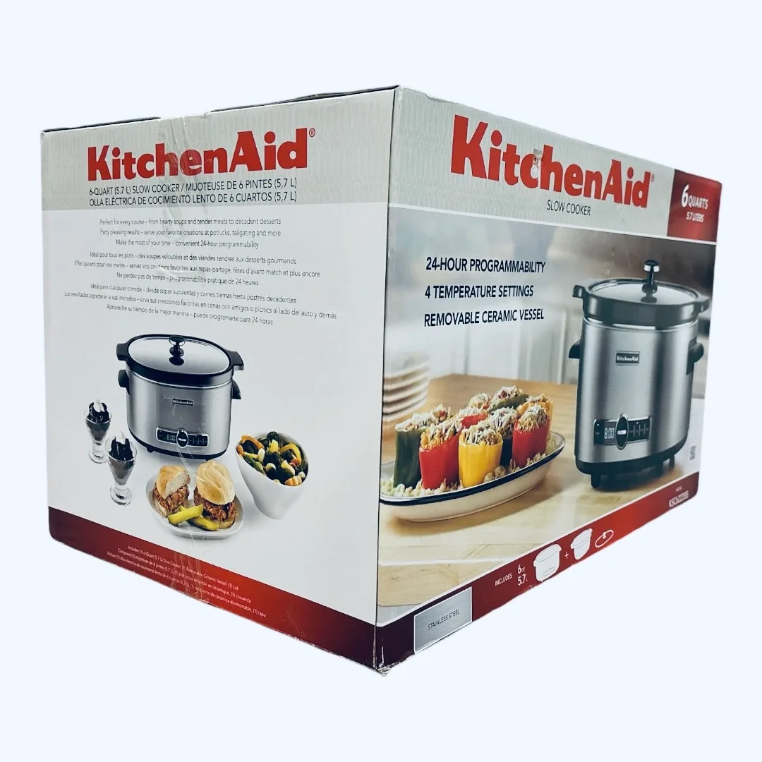 Brand New KitchenAid 6 Quart Slow Cooker 🧡 image indicator(2)
