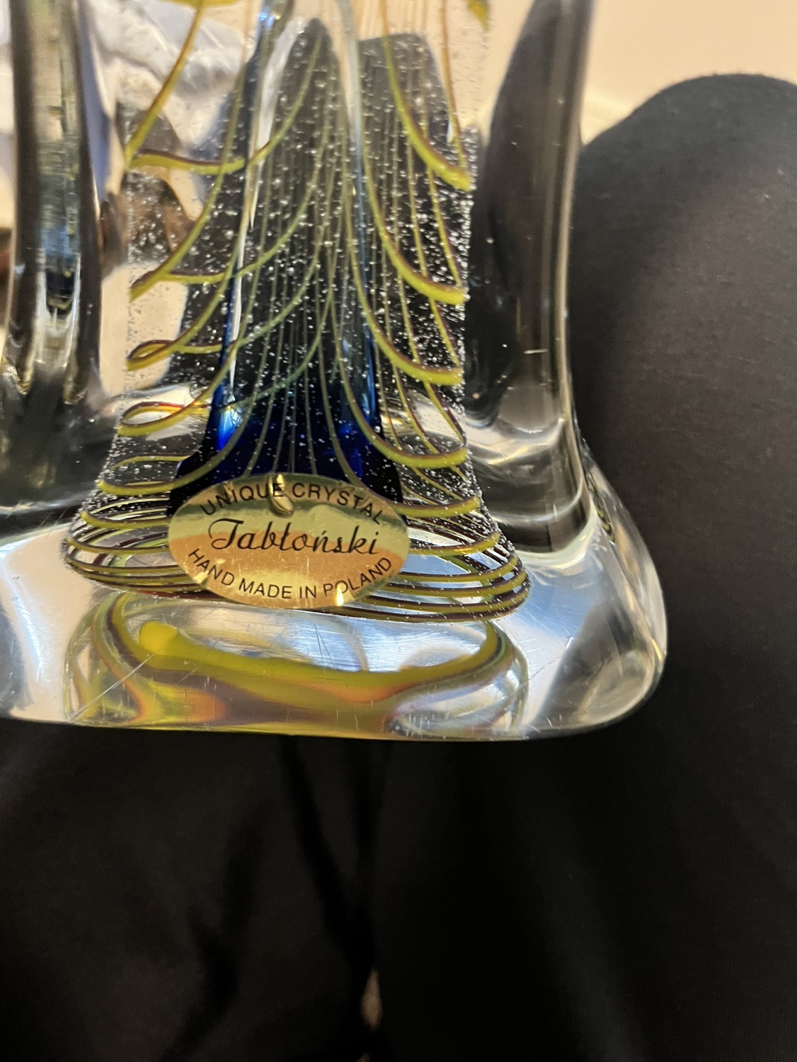 Stunning Unique Crystal Adam Jablonski Vase and signed - photo 2