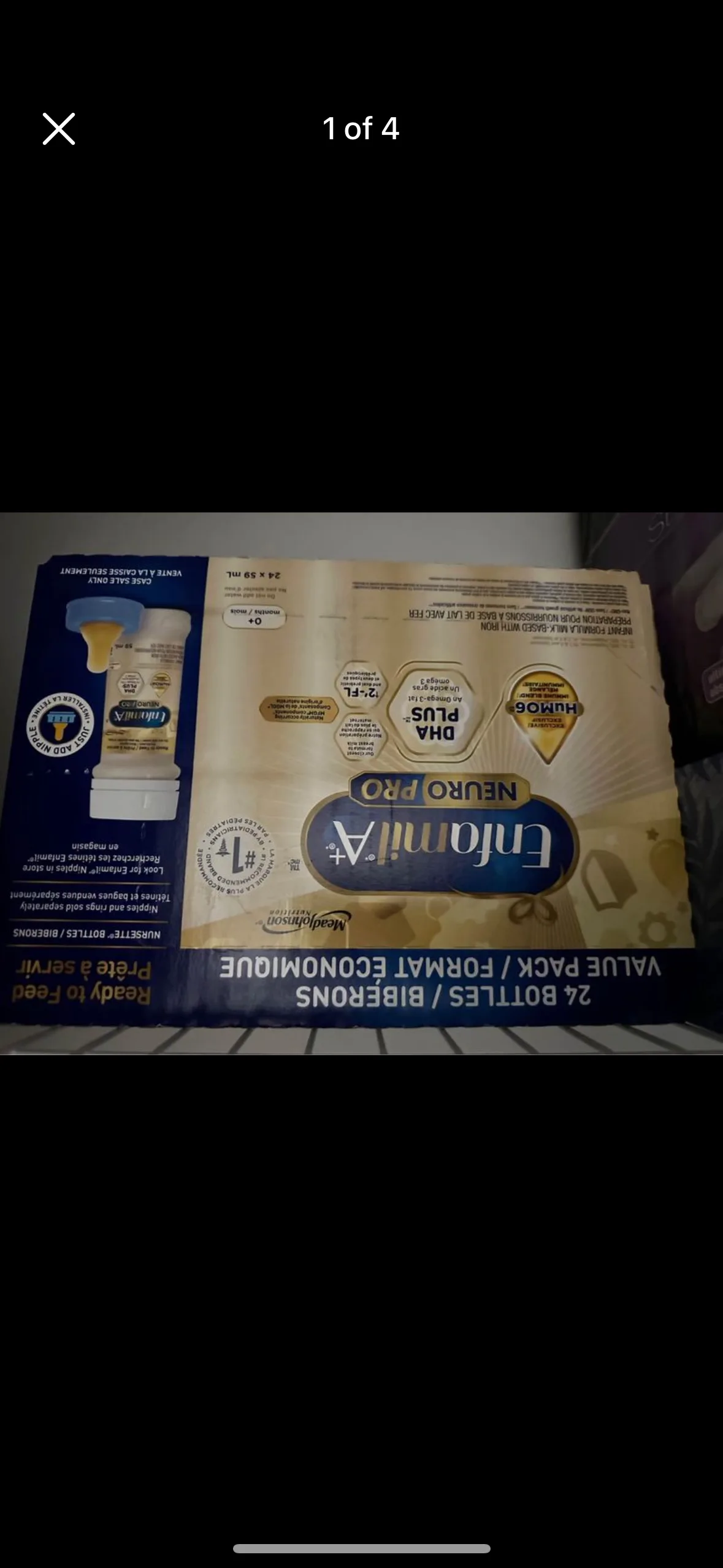 Enfamil A+ NeuroPro 24 Bottles Value Pack thumbnail
