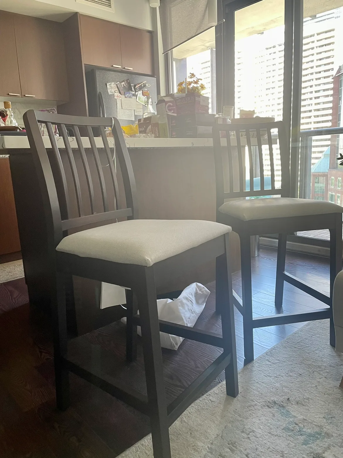 Set of 2 Counter Height Bar Stools thumbnail