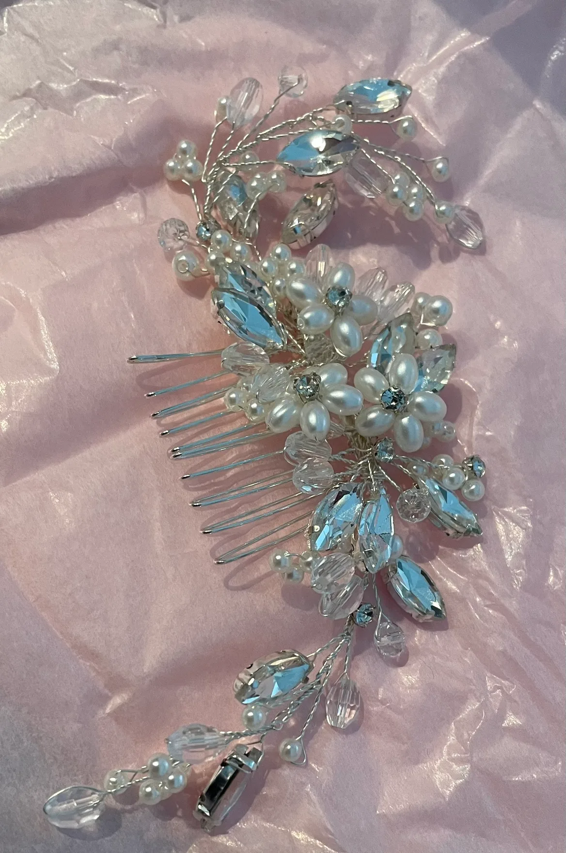 Wedding Hair Comb and Pins Set thumbnail