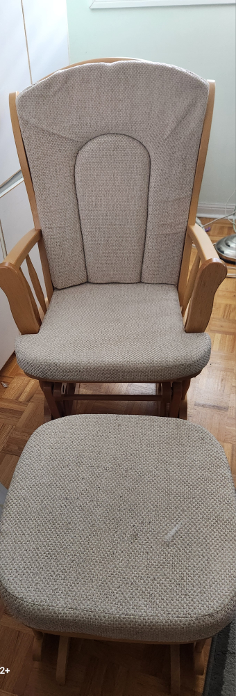 Rocking chair with foot stool
