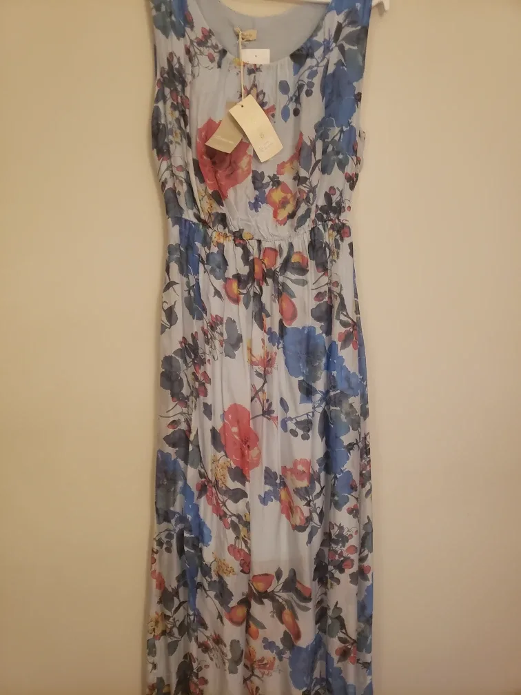 Bellambra Silk Blend Floral Maxi Dress image indicator(3)