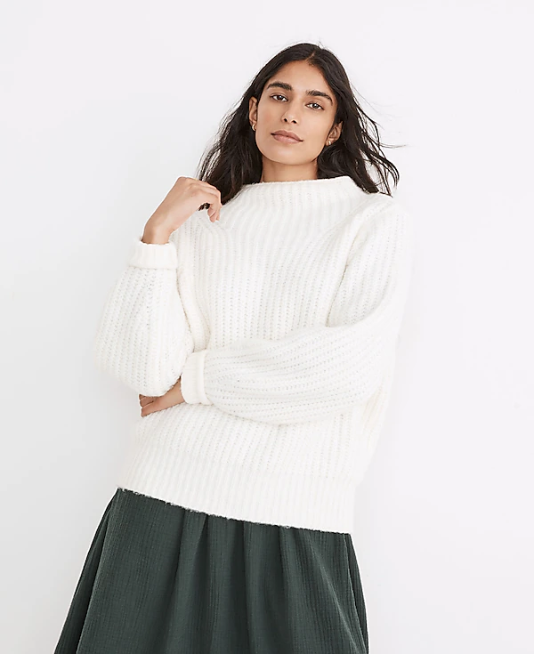 Madewell Mock Neck Sweater