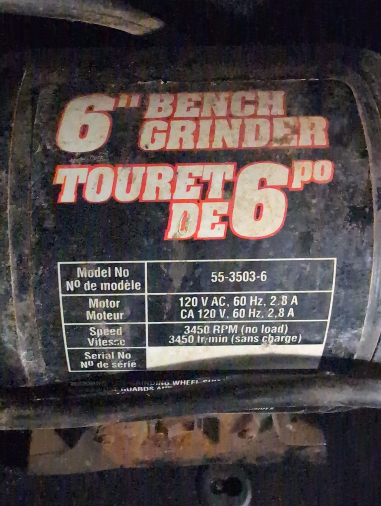 6" Bench Grinder #freecycle