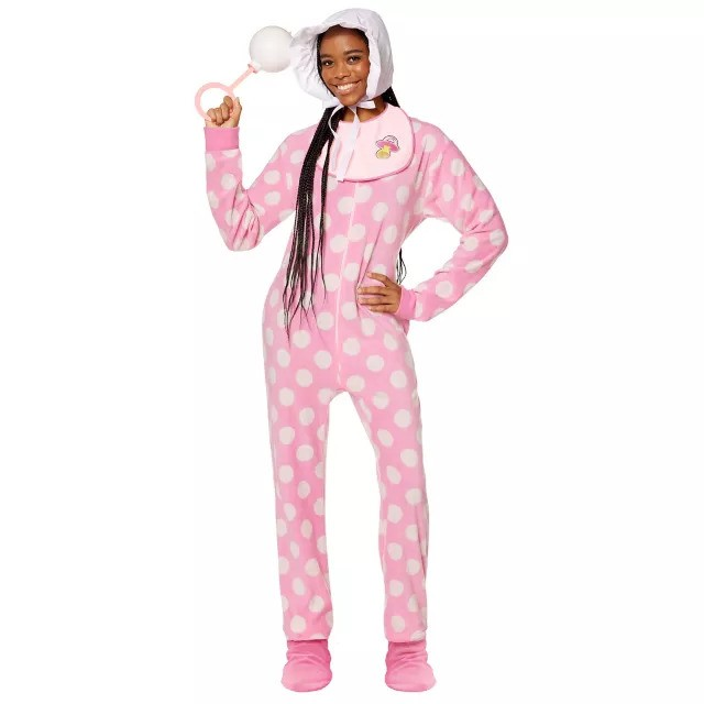 Halloween Adult Baby Costume (Jumpsuit & Mask) - photo 3