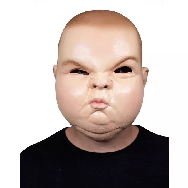 Halloween Adult Baby Costume (Jumpsuit & Mask) - photo 5