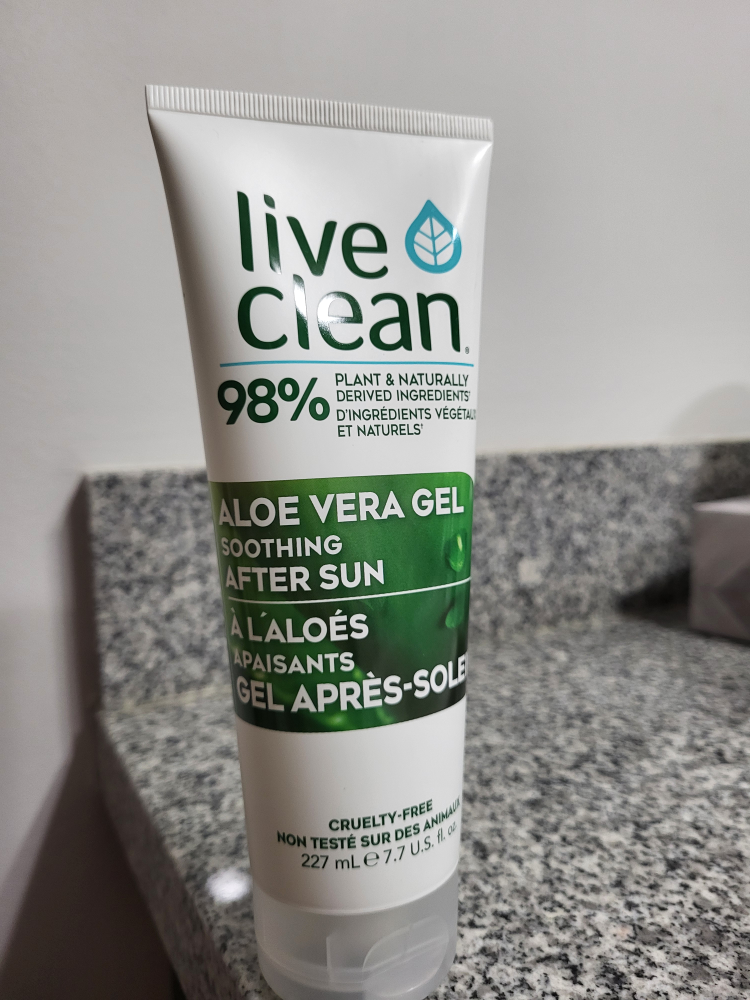 Live Clean Aloe Vera Gel After Sun #freecycle