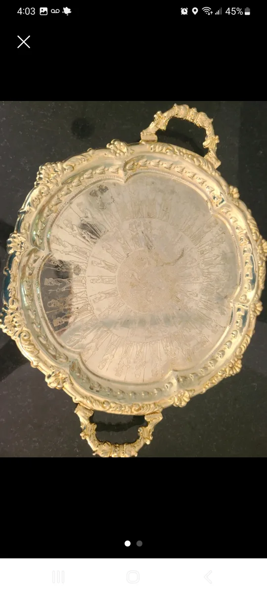 Silver Serving Tray thumbnail
