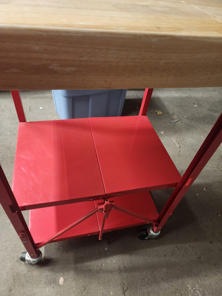 Movable/rolling 3 tier cart/trolley