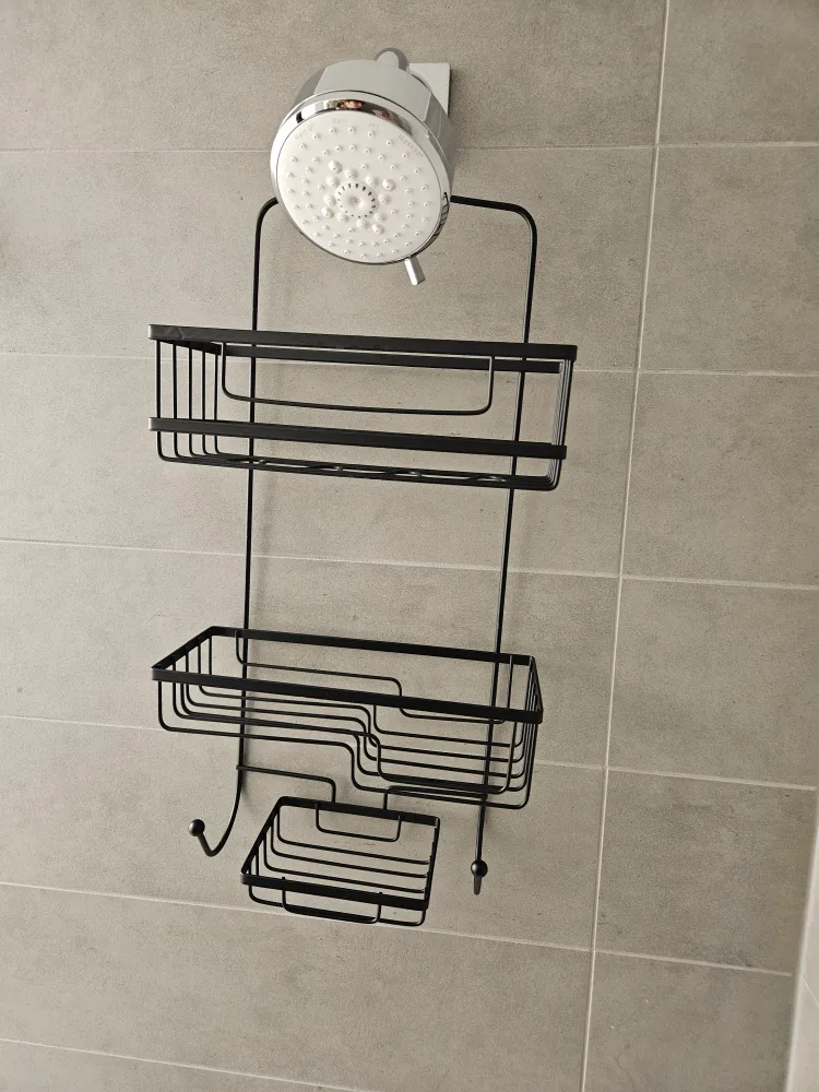 Shower Caddy with Two Shelves and Soap Dish image indicator(3)