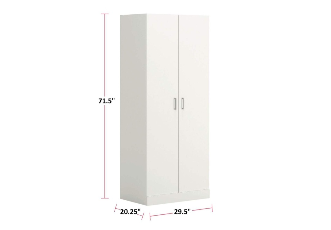 Brand New,  White 2 Door Wardrobe - photo 2