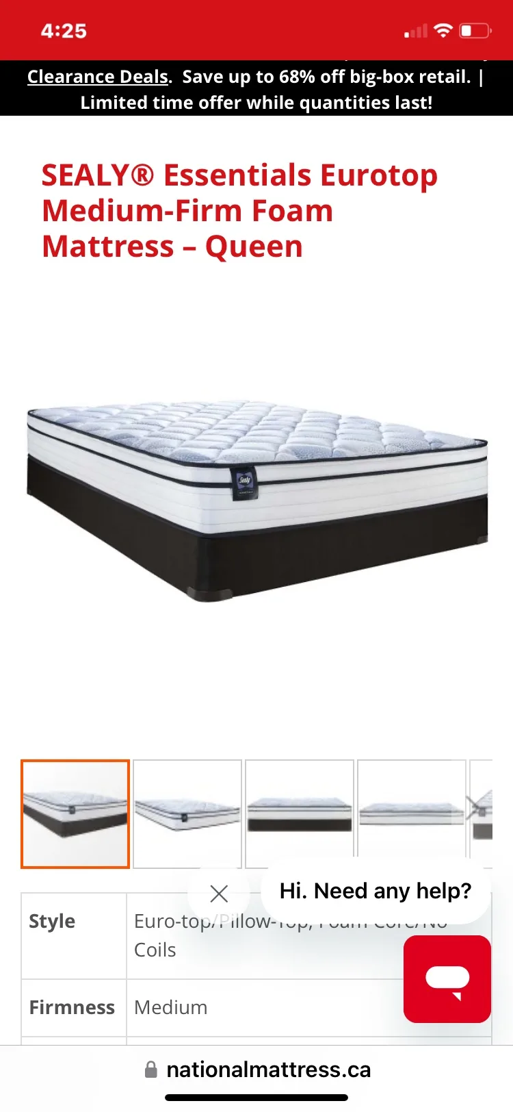 Structube Queen Upholstered Bed Frame with Storage Drawers image indicator(4)