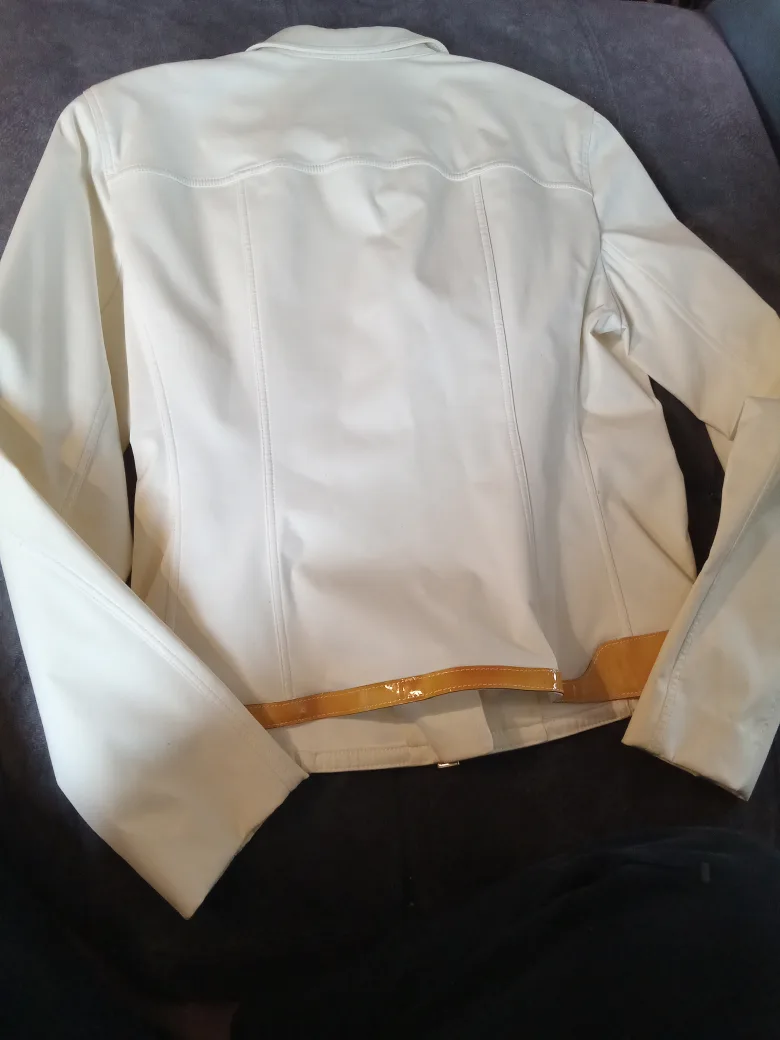 prada White Leather Jacket image indicator(2)