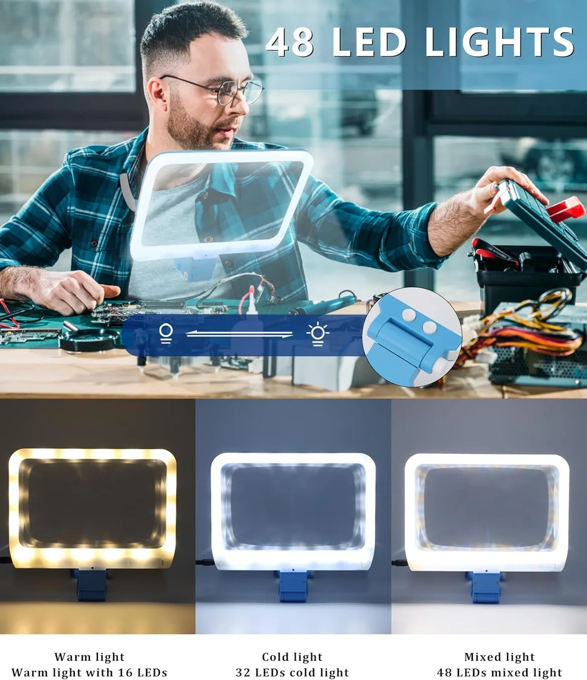 LED Magnifying Glass with Stand thumbnail