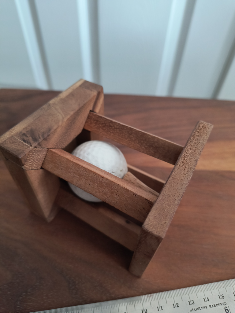 Wooden Golf Ball Puzzle