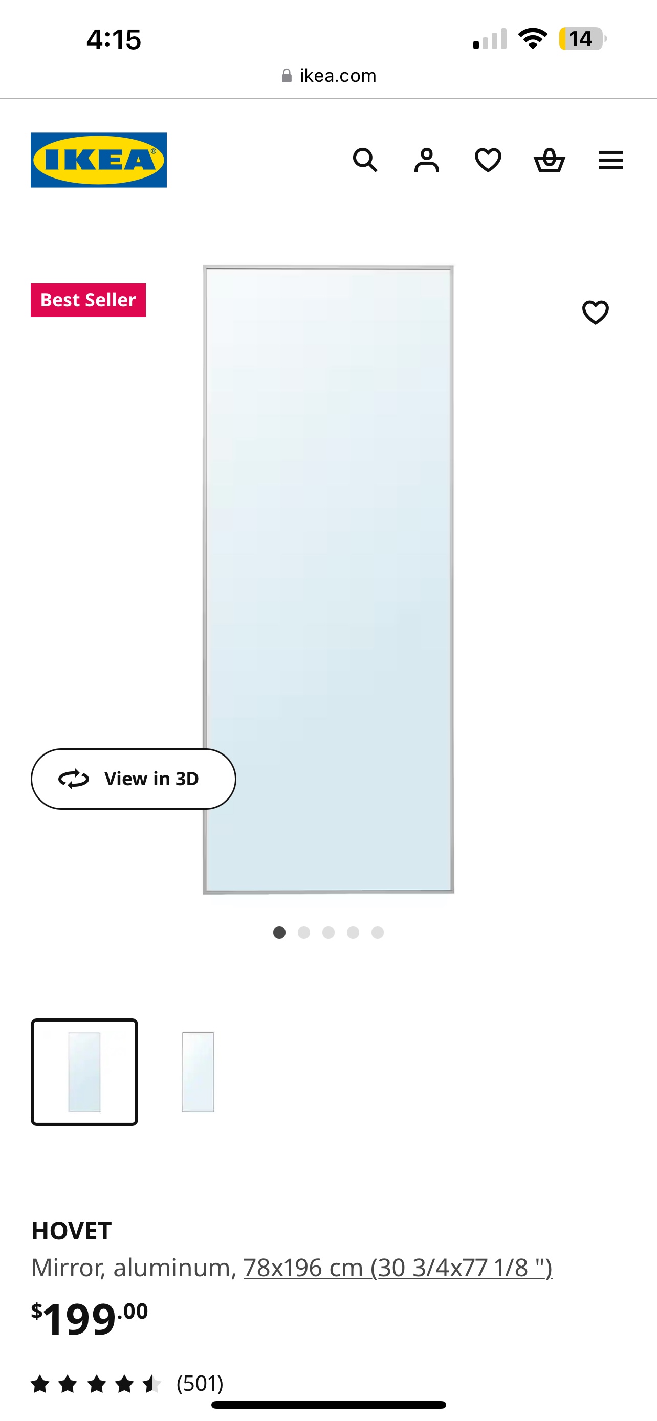 Hovet IKEA mirror