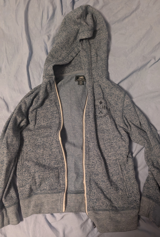 Roots Kids Blue Zip Up Hoodie