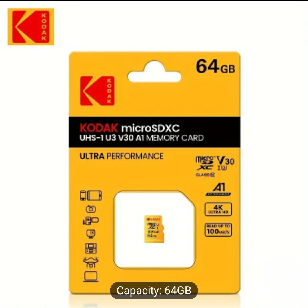 💾 Kodak High-Speed Micro SD Cards, Sealed - 64GB (2 for $10) - photo 2