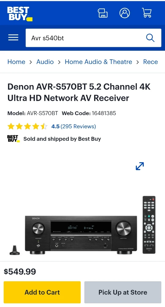 Denon AVR-S540BT AV Recorder - photo 4