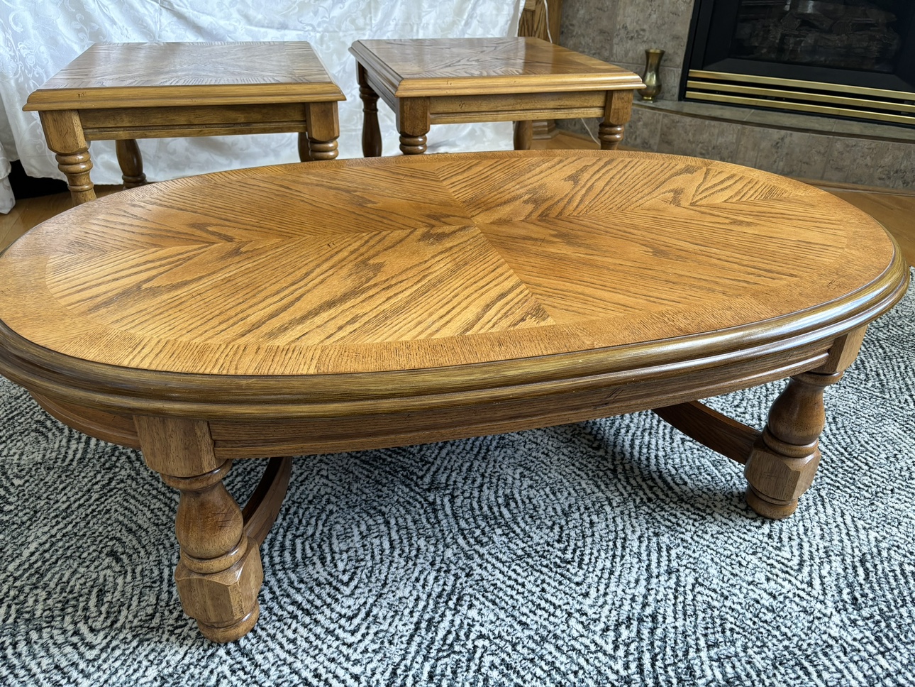 Coffee Table and Two End Tables