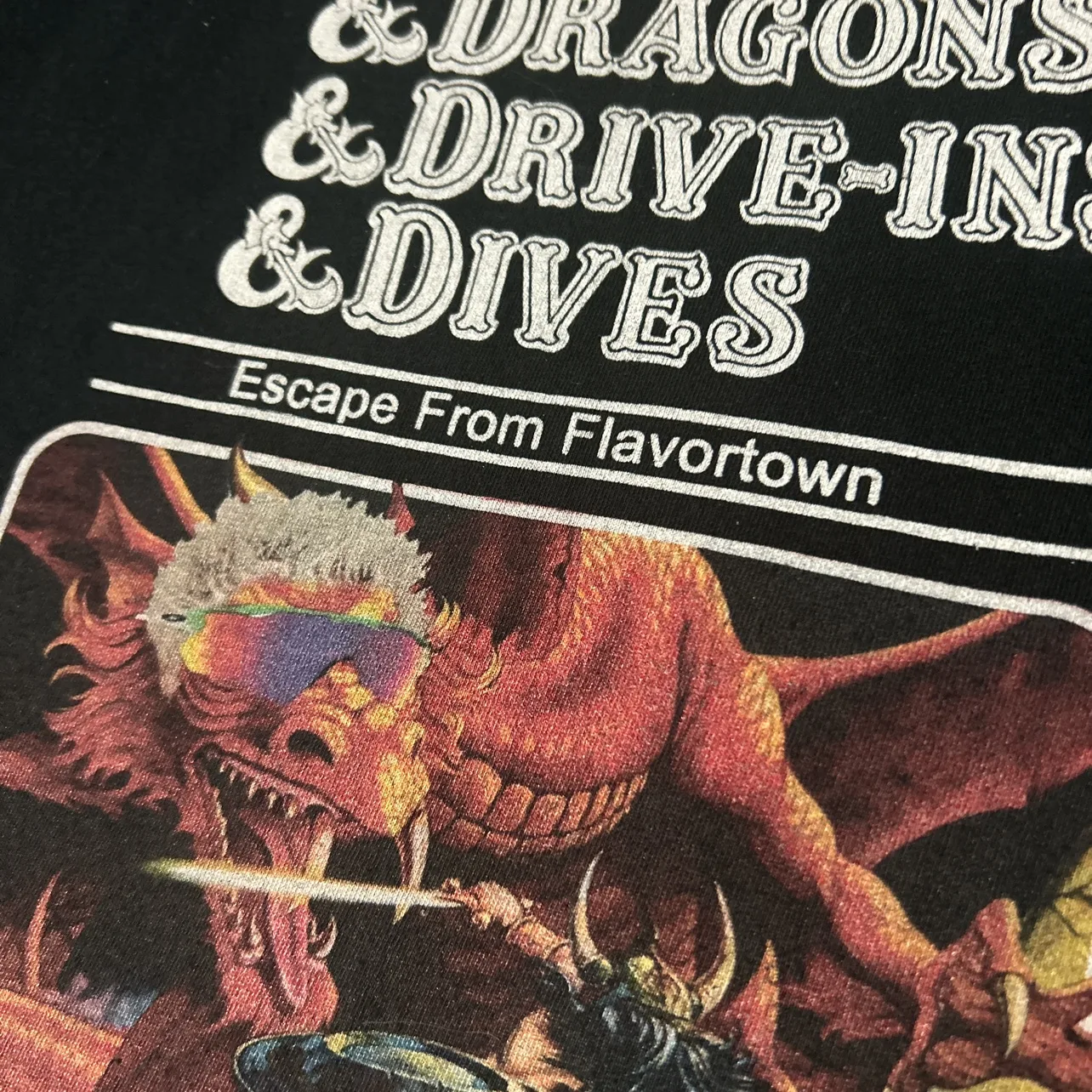 Dungeons, Diners, Drive-Ins & Dives Tee image indicator(2)