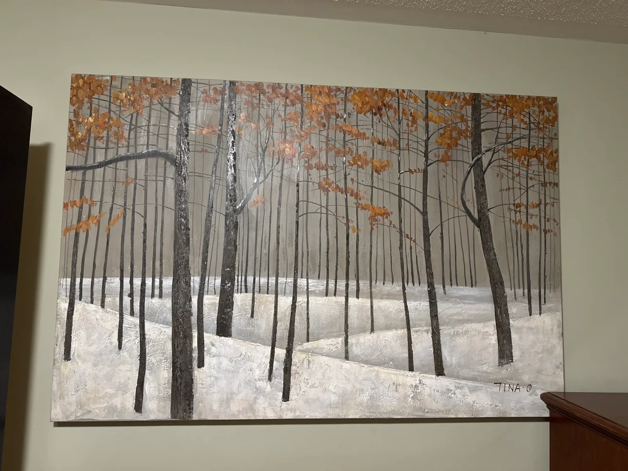 Winter Forest Canvas Wall Art thumbnail