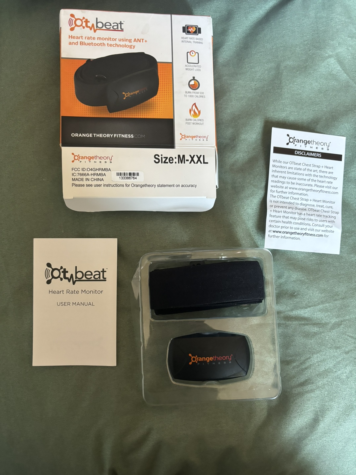 Orange Theory Fitness otBeat Heart Rate Monitor - photo 2