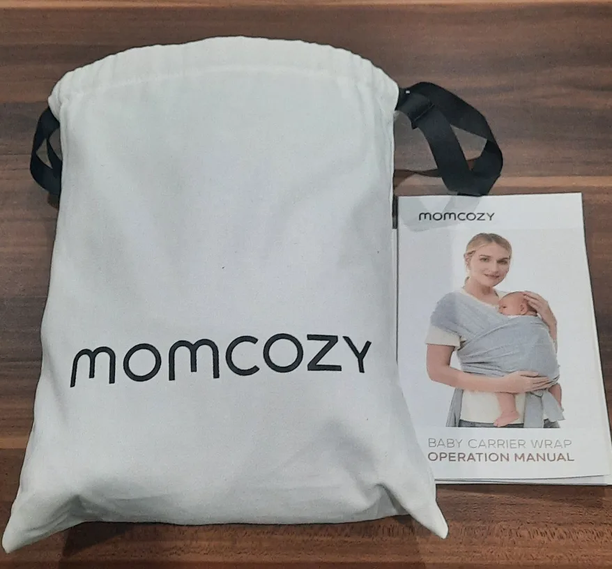 Momcozy Black Baby Carrier Wrap thumbnail