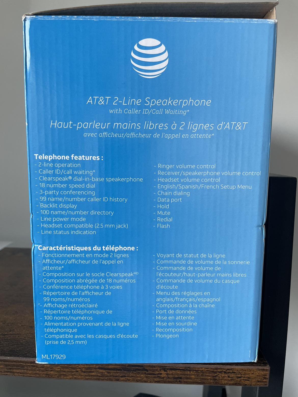 AT&T 2-Line Speakerphone with Caller ID/Call Waiting - photo 3