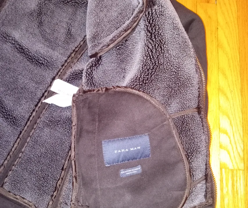 Zara Man Suede Jacket image indicator(3)