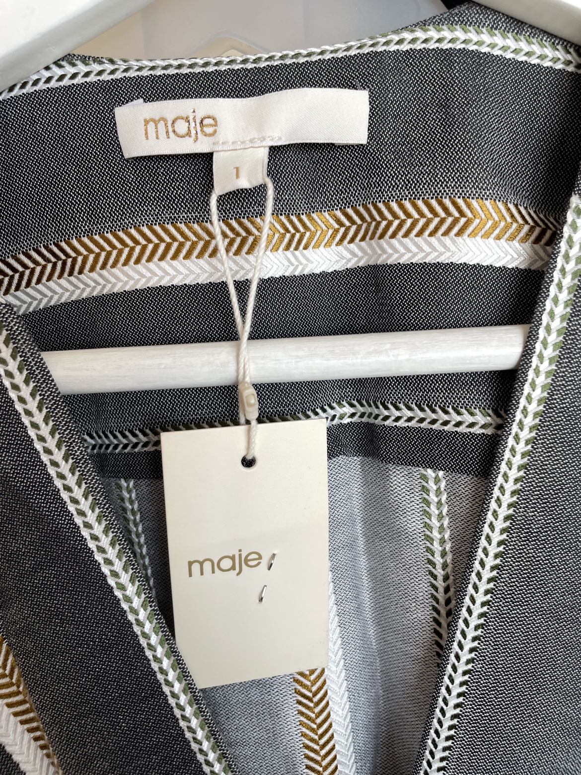 Maje Striped Jumpsuit - photo 2