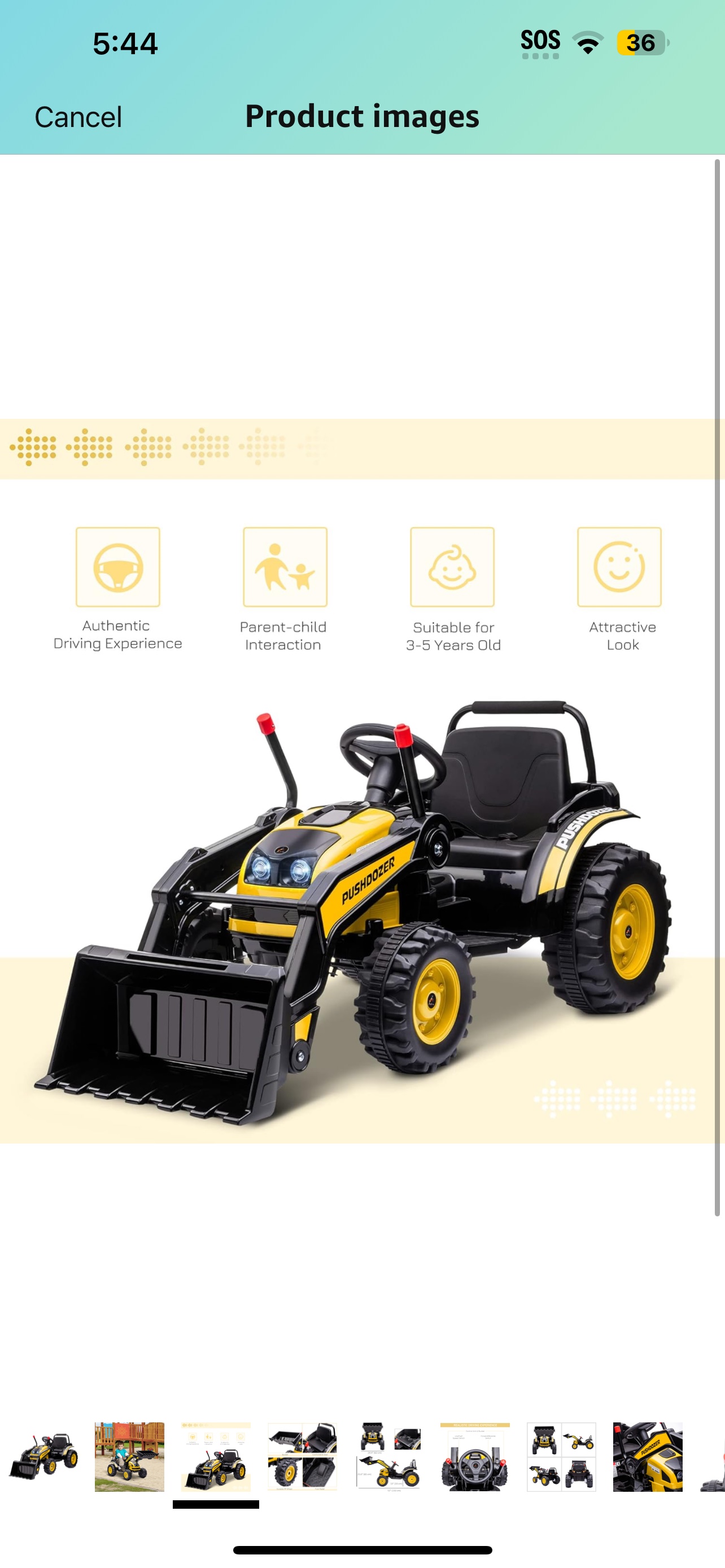 Kids Push Tractor - photo 3