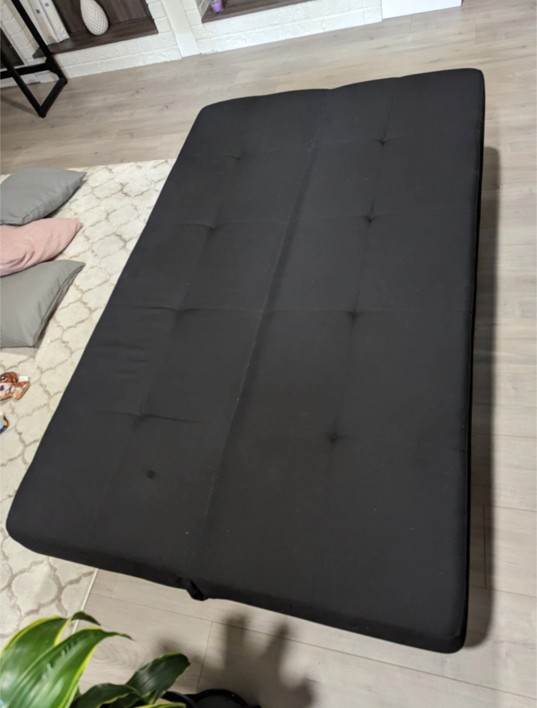 Black Futon Sofa Bed - photo 2
