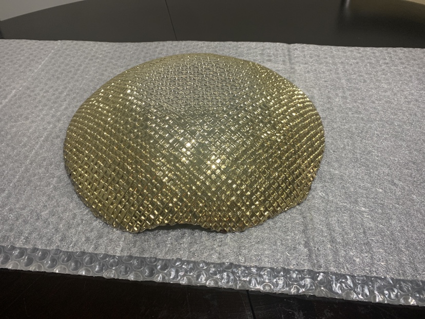 Red and Gold Glass Bowl - photo 2