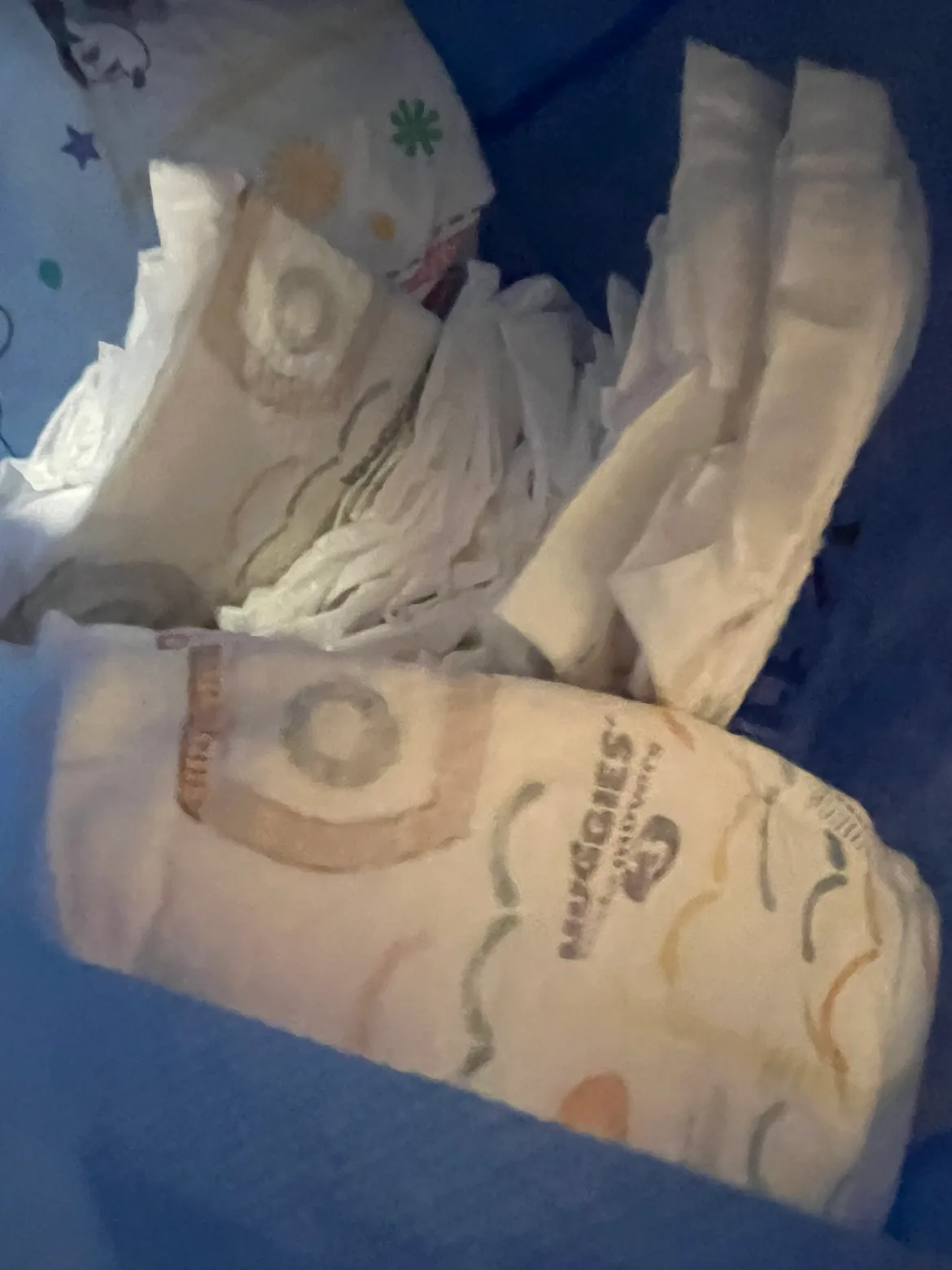 Mixed Lot of 250+ Size 3 Diapers image indicator(8)