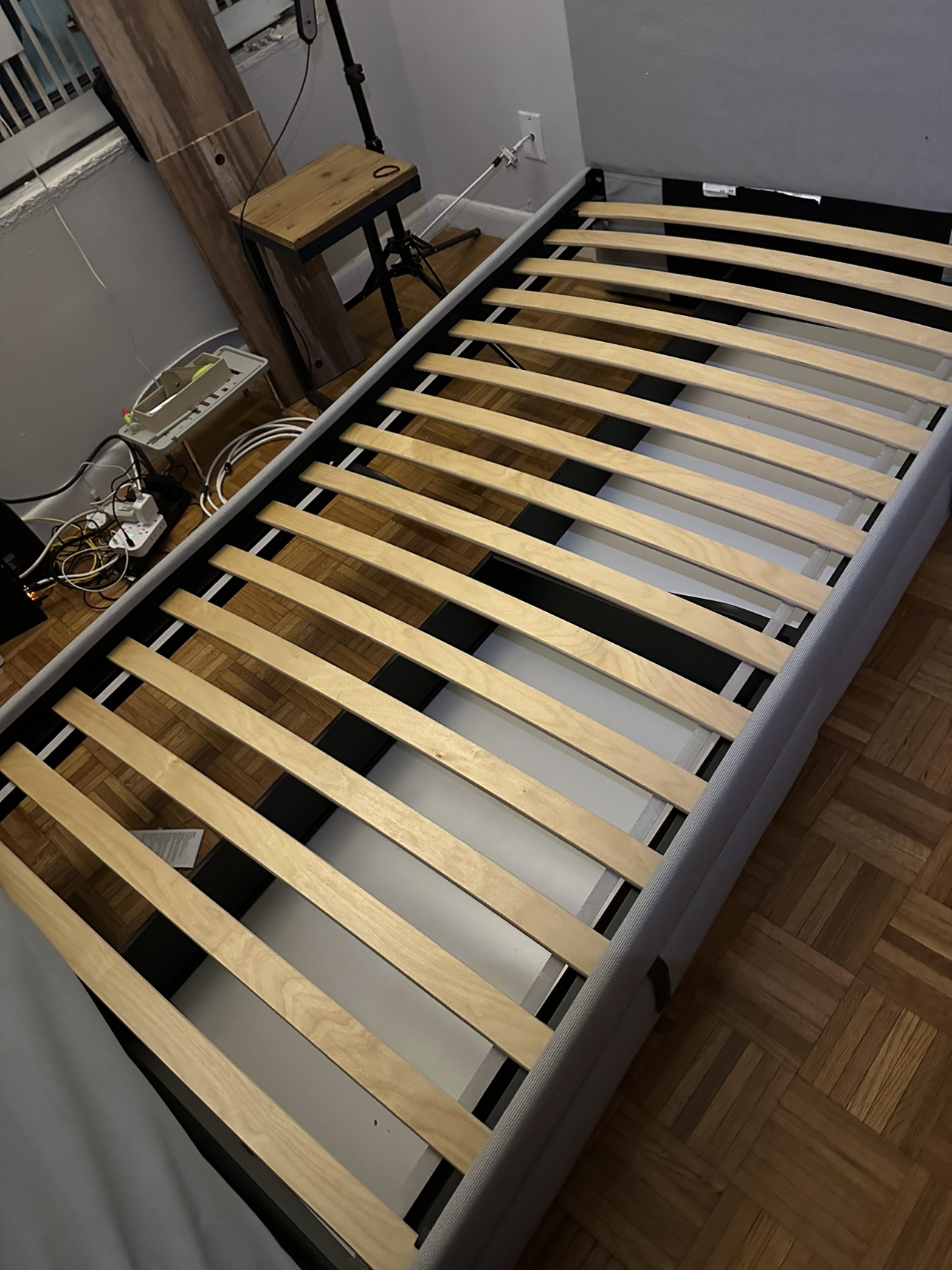 Full Size Bed Frame with Storage Drawers - photo 3